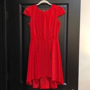 Red High Low Dress